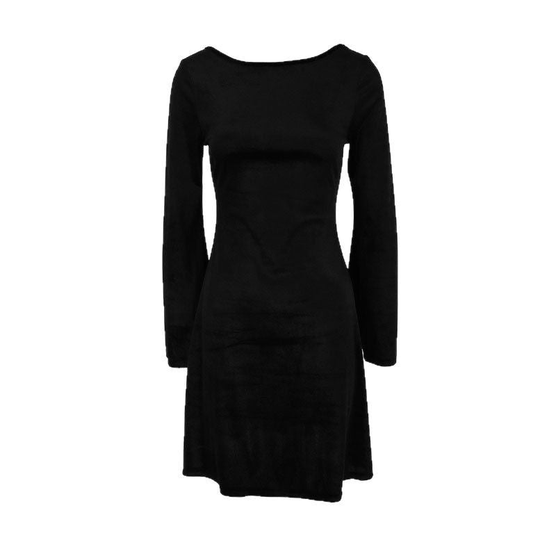 Damen figurbetontes Langarmkleid R&B