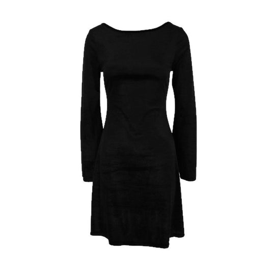 Damen figurbetontes Langarmkleid R&B