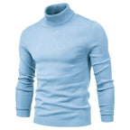 Herren modischer Rollkragenpullover aus feiner Merinowolle R&B