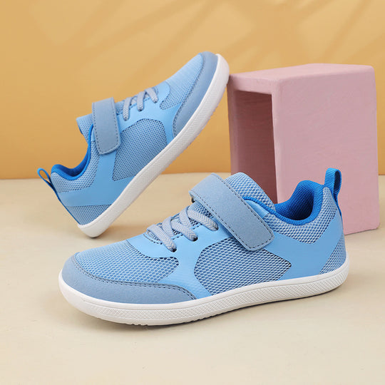 Unisex nan leichte Mesh-Sneaker mit elastischem Schnürsystem, Klettverschluss und EVA-Zwischensohle R&B
