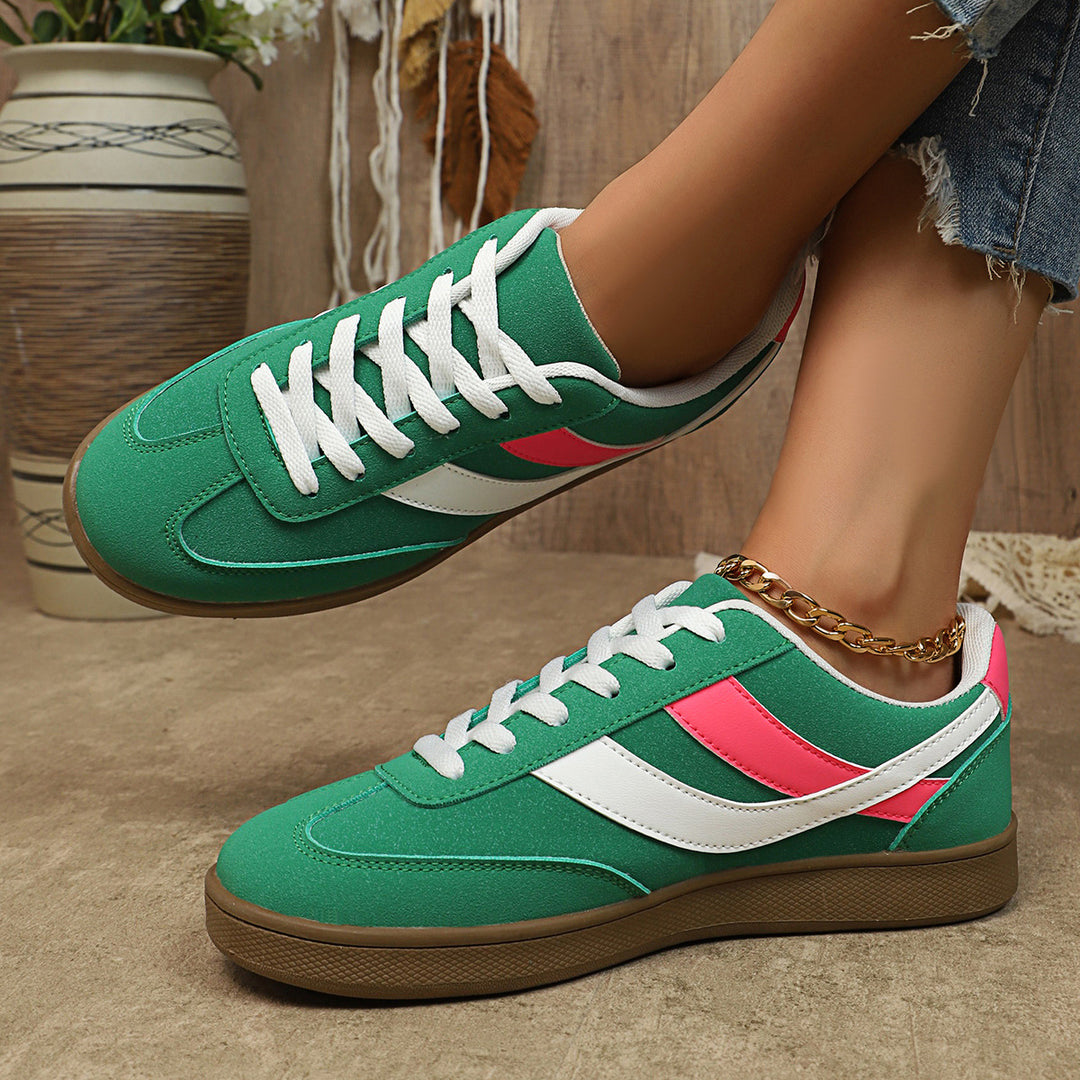 Damen Sportliche Sneakers mit atmungsaktivem Textil-Obermaterial und rutschfester Sohle R&B