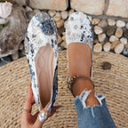 Damen komfortable Slipper mit innovativem Strickdesign R&B