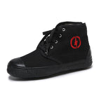 Damen sportliche Schnürstiefel mit hohem Schaft und verstärkter Zehenkappe