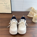 Damen Sportliche Sneaker mit atmungsaktiver Oberflächenstruktur und rutschfester Sohle R&B