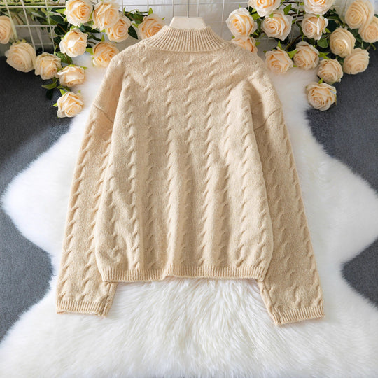 Damen Grobstrickpullover R&B