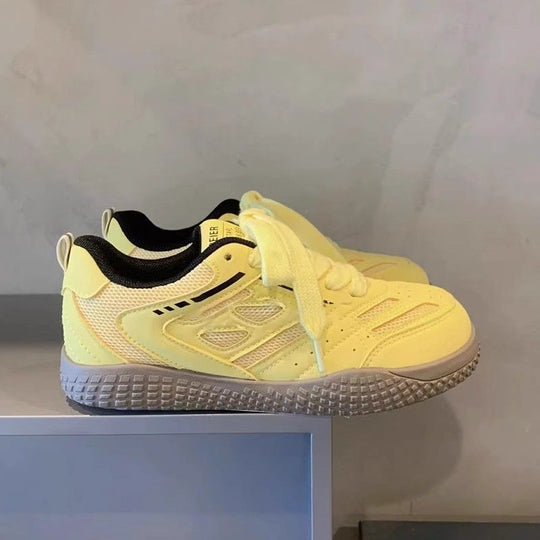 Damen Sportliche Sneakers mit atmungsaktiver Mesh-Oberfläche und stoßdämpfender Sohle R&B