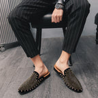 Damen Mokassins mit luxuriösen Nieten-Details und weichem Innenfutter R&B