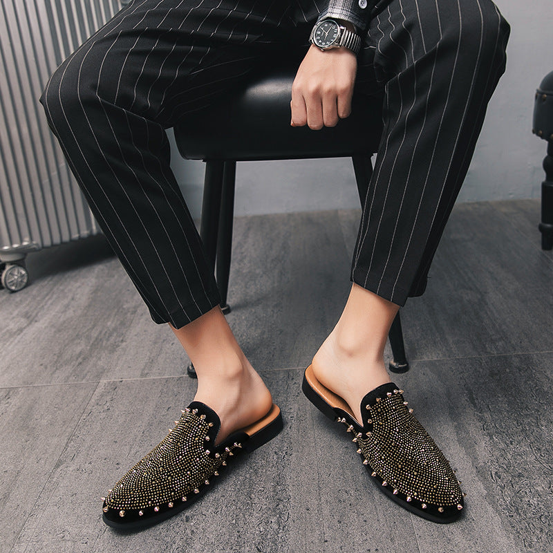 Damen Mokassins mit luxuriösen Nieten-Details und weichem Innenfutter R&B