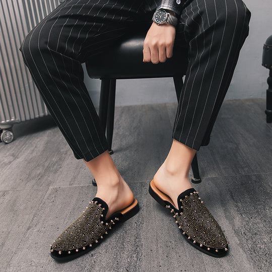 Damen Mokassins mit luxuriösen Nieten-Details und weichem Innenfutter R&B