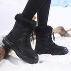 Damen Winter-Wanderschuhe mit isolierendem Futter und rutschfester Sohle