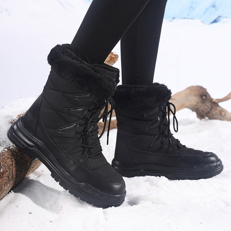 Damen Winter-Wanderschuhe mit isolierendem Futter und rutschfester Sohle