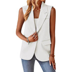 Damen Stylischer Blazer-Weste R&B
