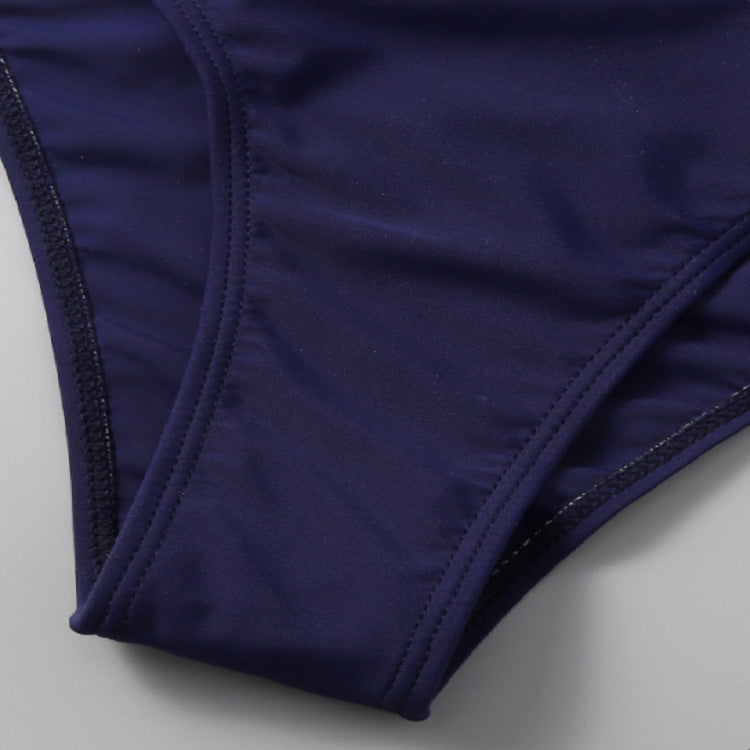 Damen Triangel-Bikini mit innovativem Knoten-Design und hoch geschnittenem Höschen R&B