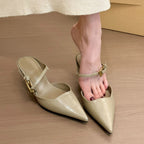 Damen Slingback-Pumps mit elegantem Schnallen-Detail