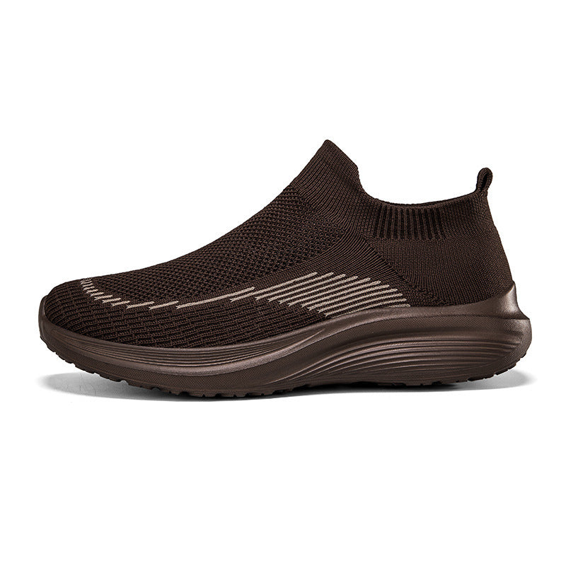 Damen Sportliche Sneakers mit elastischem Schaft und rutschfester Sohle R&B