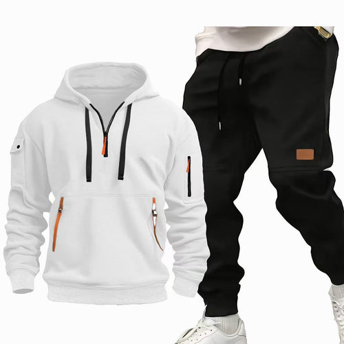 Herren Funktions-Hoodie und Jogginghose Set R&B