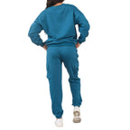 Damen Lässiges Freizeit-Set mit weichem Strukturstoff R&B