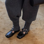 Damen Elegante Ballerinas mit dekorativem Schnallenverschluß R&B