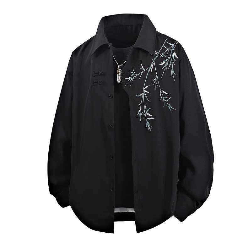 Damen Blusenjacke mit stilvollem Blumenmuster und weichem Stoff R&B