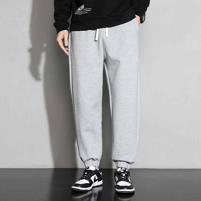 Herren lässige Sweatpants mit elastischem Bund und seitlichen Taschen R&B