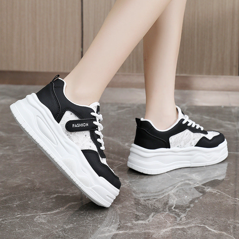 Damen modische Sneaker mit innovativer Netzstruktur und komfortabler Dämpfung R&B