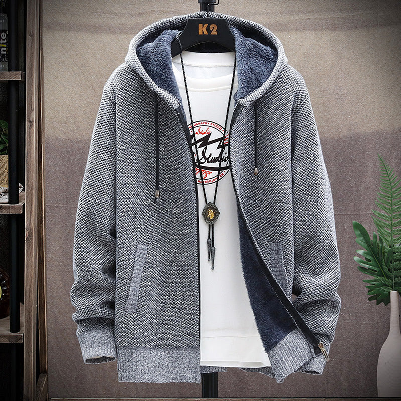 Herren bequeme und stylische Kapuzenjacke R&B