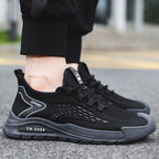 Damen Atmungsaktive Sport-Sneaker mit flexiblem Mesh-Obermaterial und rutschfester Sohle R&B