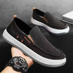 Damen Bequeme Slip-On Sneakers mit atmungsaktiver Oberflächenstruktur R&B