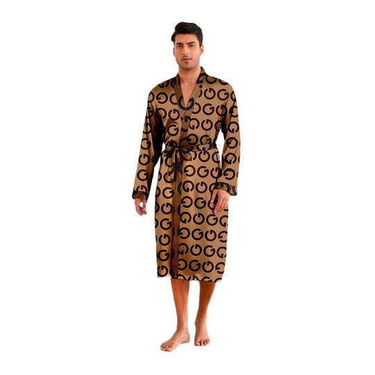 Herren Kimono mit modernem Muster und Gürtel – R&B