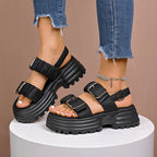 Damen Plateau Sandalen R&B