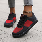 Damen Sportliche Leichtgewicht Sneakers mit atmungsaktivem Obermaterial