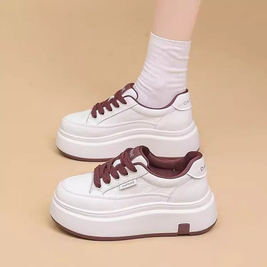 Damen Chunky Sneakers mit hohem Plateau und strapazierfähiger Verarbeitung R&B