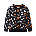 Kinder Sweatshirt mit gruseligem Halloween-Motiv R&B