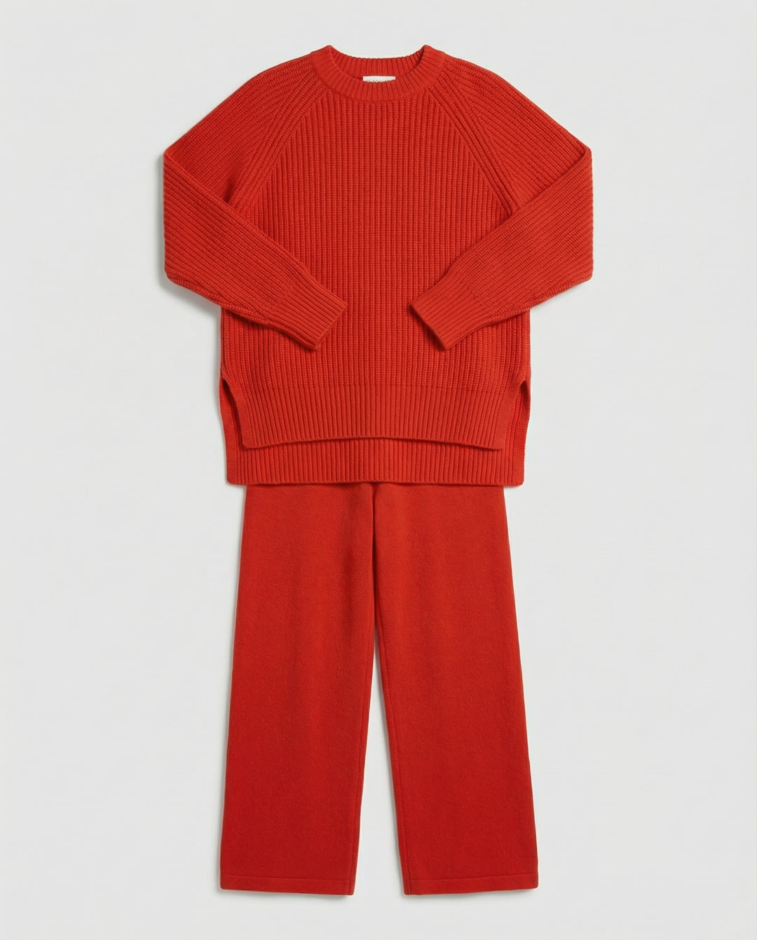 Damen Strickanzug mit weitem Schnitt und eleganten Details R&B