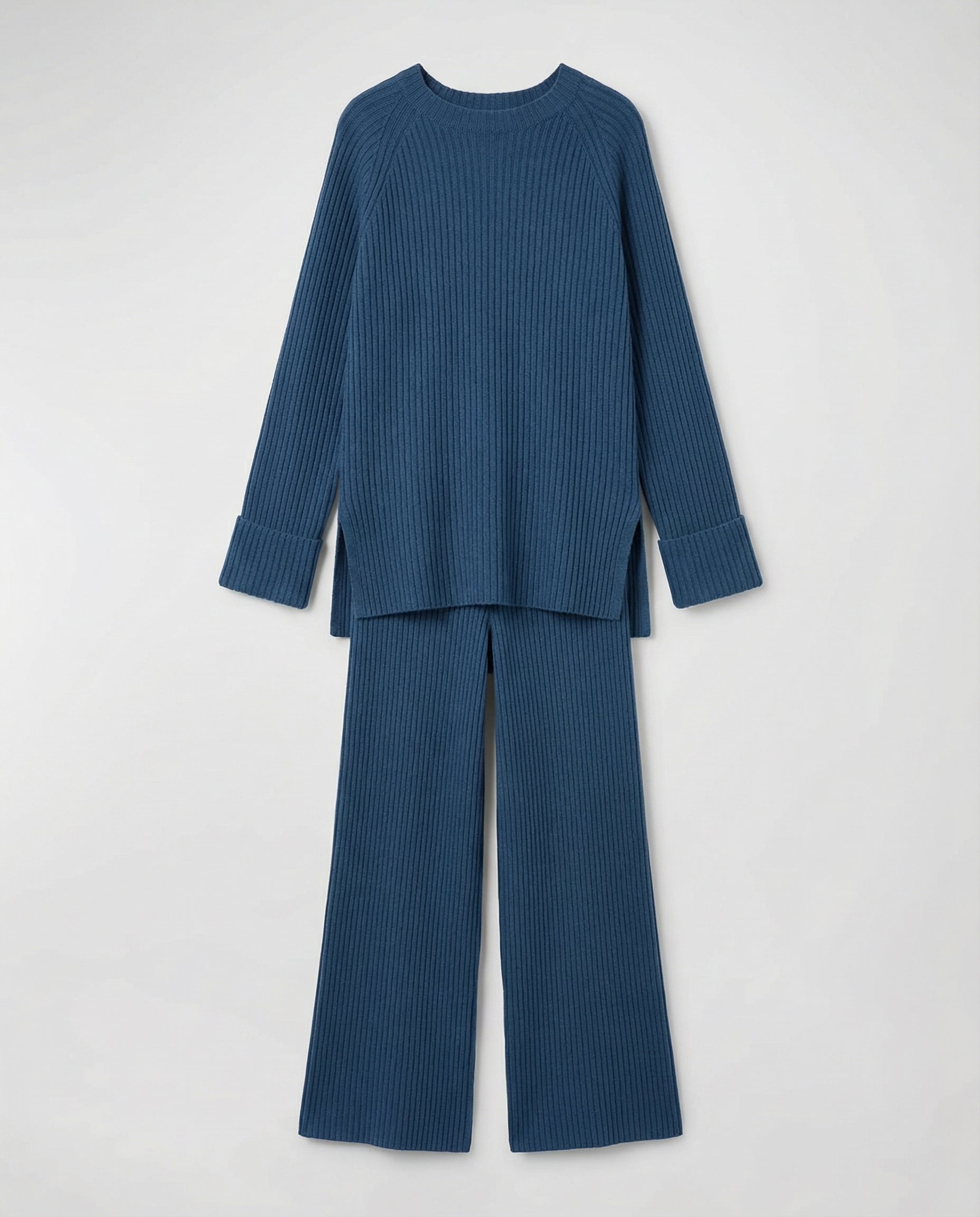 Damen Strickanzug mit weitem Schnitt und eleganten Details R&B