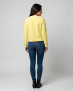 Damen Langarmshirt mit Druckknöpfen