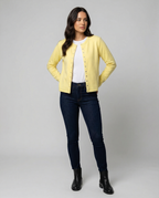 Damen Langarmshirt mit Druckknöpfen