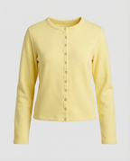 Damen Langarmshirt mit Druckknöpfen
