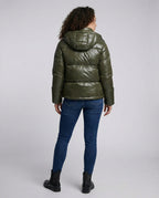 Damen Puffy Jacke Kapuze | R&B