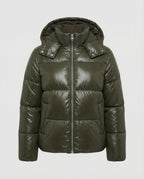 Damen Puffy Jacke Kapuze | R&B