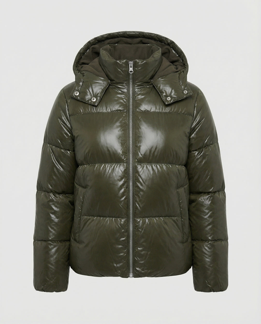 R&B | Damen Puffy Jacke mit Kapuze