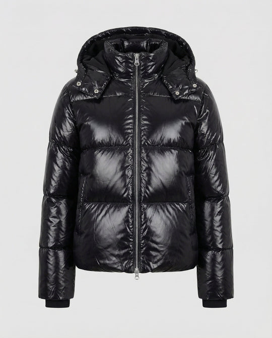 Damen Puffy Jacke Kapuze | R&B
