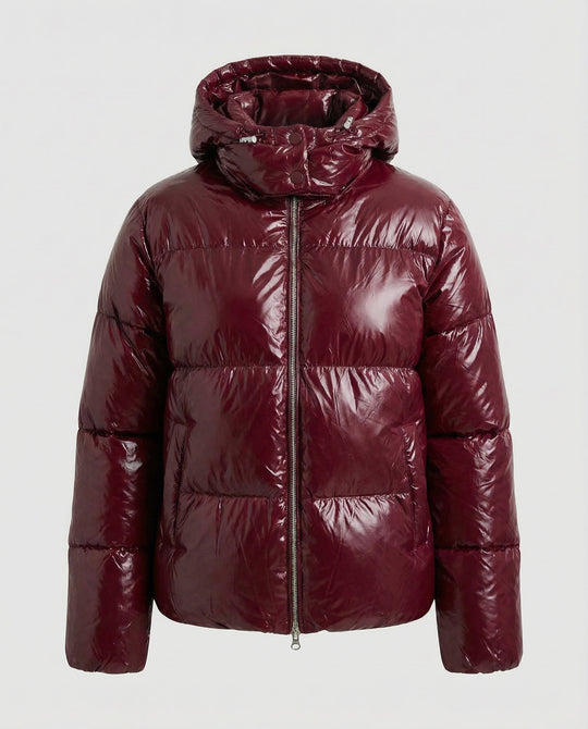 Damen Puffy Jacke Kapuze | R&B