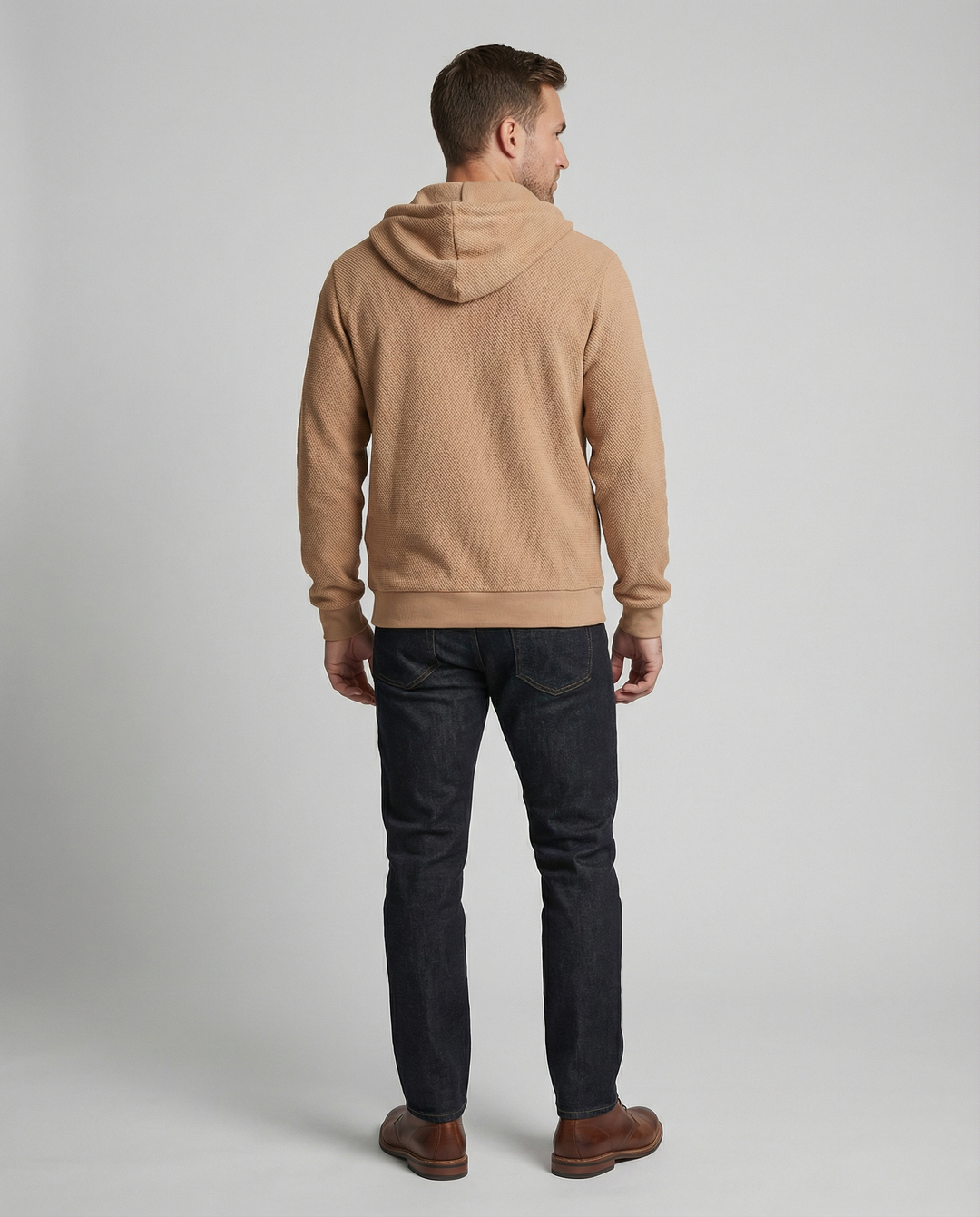 Sportliche Kapuzenjacke Herren mit modernem Mesh-Design