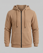 Sportliche Kapuzenjacke Herren mit modernem Mesh-Design