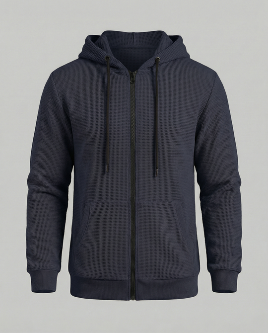 Sportliche Kapuzenjacke Herren mit modernem Mesh-Design