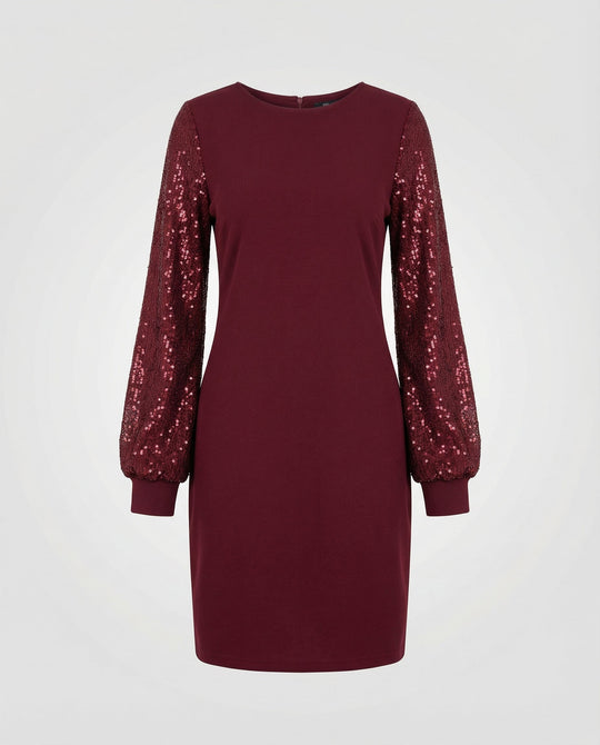 Lässiges Glitzerkleid Damen | R&B
