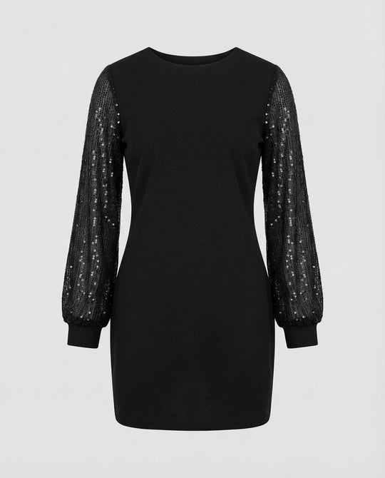 Lässiges Glitzerkleid Damen | R&B