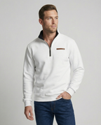 Herren Hochwertiger Fleece-Pullover mit halbem Reißverschluss R&B