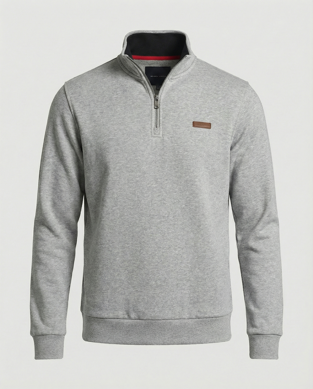 Herren Hochwertiger Fleece-Pullover mit halbem Reißverschluss R&B